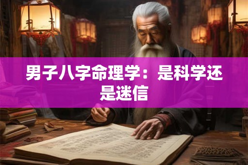 男子八字命理学：是科学还是迷信