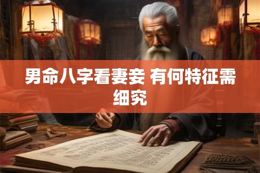 男命八字看妻妾 有何特征需细究