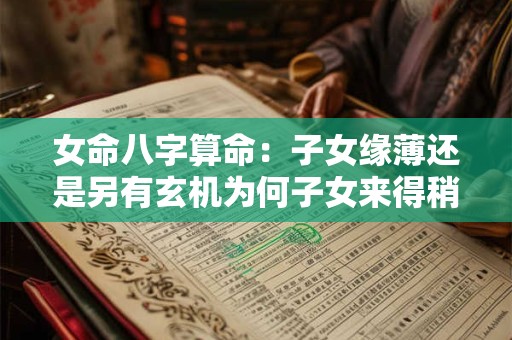 女命八字算命：子女缘薄还是另有玄机为何子女来得稍晚