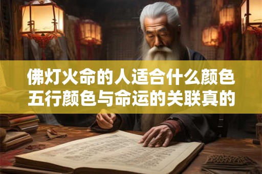 佛灯火命的人适合什么颜色五行颜色与命运的关联真的存在吗