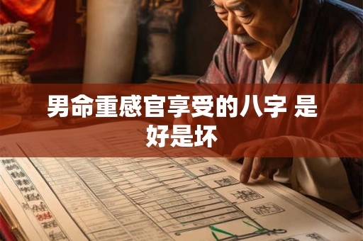 男命重感官享受的八字 是好是坏