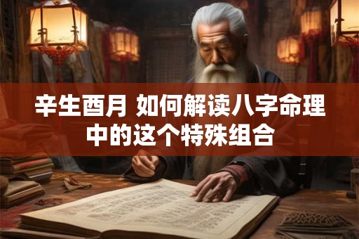 辛生酉月 如何解读八字命理中的这个特殊组合
