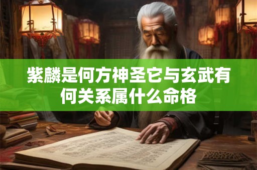 紫麟是何方神圣它与玄武有何关系属什么命格