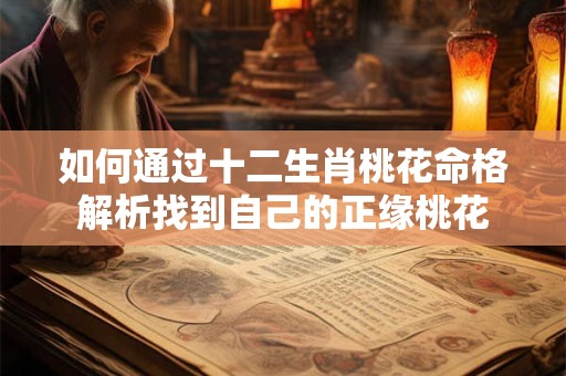 如何通过十二生肖桃花命格解析找到自己的正缘桃花