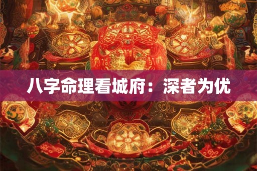 八字命理看城府：深者为优