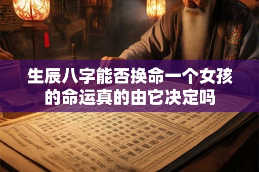 生辰八字能否换命一个女孩的命运真的由它决定吗