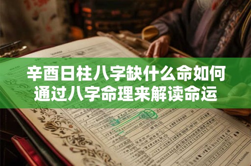 辛酉日柱八字缺什么命如何通过八字命理来解读命运