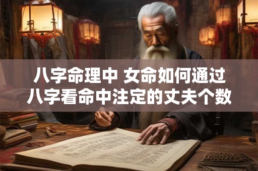 八字命理中 女命如何通过八字看命中注定的丈夫个数呢