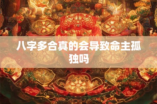 八字多合真的会导致命主孤独吗