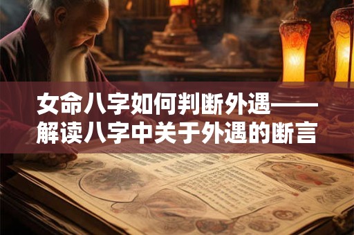 女命八字如何判断外遇——解读八字中关于外遇的断言书