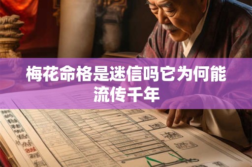 梅花命格是迷信吗它为何能流传千年