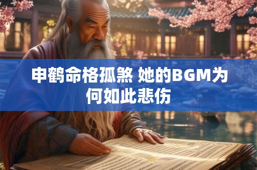 申鹤命格孤煞 她的BGM为何如此悲伤