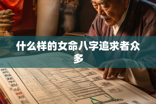 什么样的女命八字追求者众多