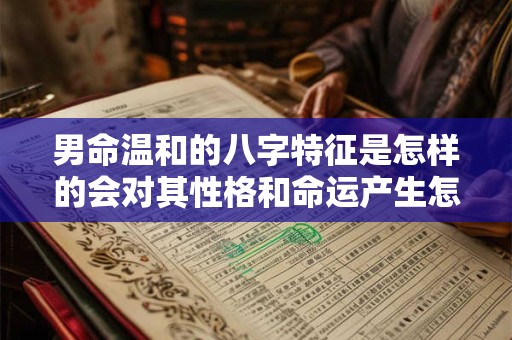 男命温和的八字特征是怎样的会对其性格和命运产生怎样的影响