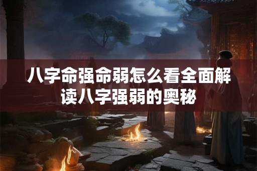八字命强命弱怎么看全面解读八字强弱的奥秘 八字命强命弱怎么看全面解读八字强弱的奥秘