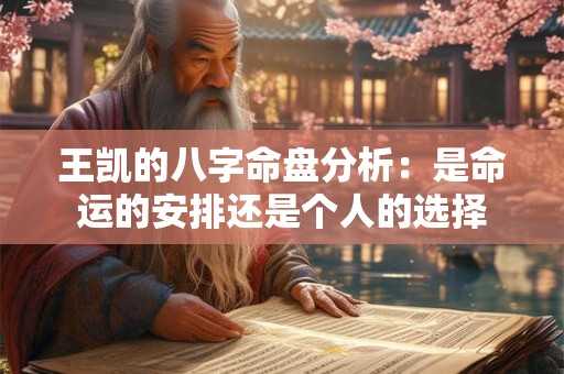 王凯的八字命盘分析：是命运的安排还是个人的选择
