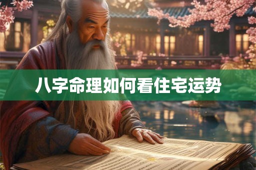 八字命理如何看住宅运势