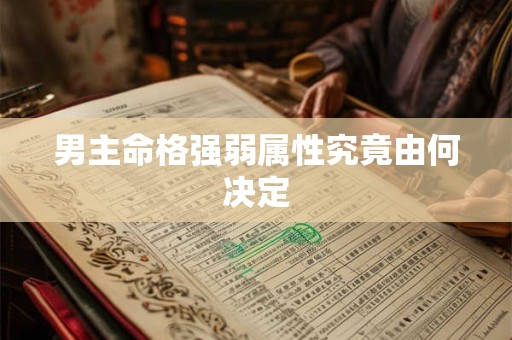 男主命格强弱属性究竟由何决定