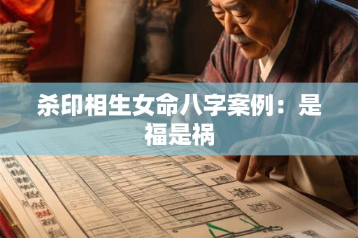 杀印相生女命八字案例：是福是祸