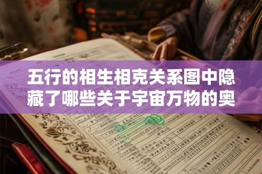五行的相生相克关系图中隐藏了哪些关于宇宙万物的奥秘