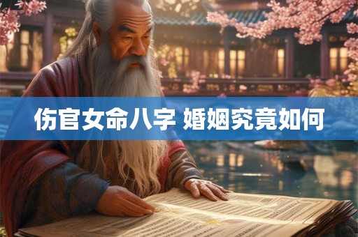 伤官女命八字 婚姻究竟如何