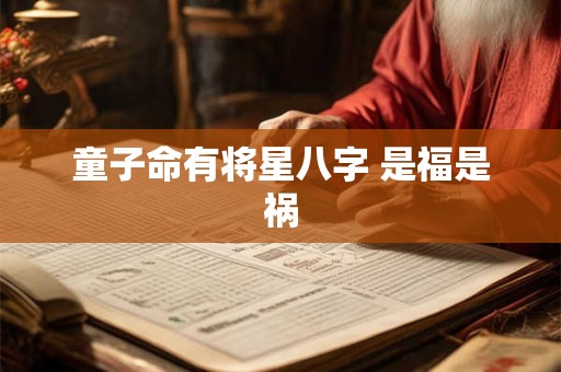 童子命有将星八字 是福是祸