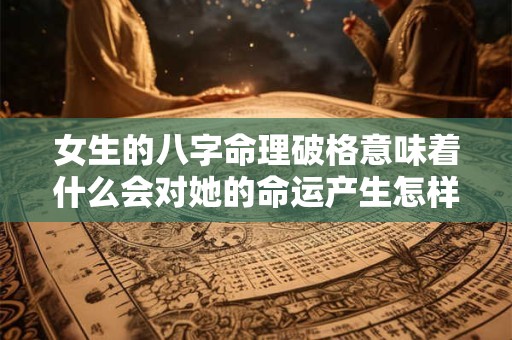女生的八字命理破格意味着什么会对她的命运产生怎样的影响