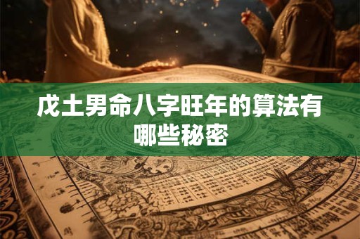 戊土男命八字旺年的算法有哪些秘密