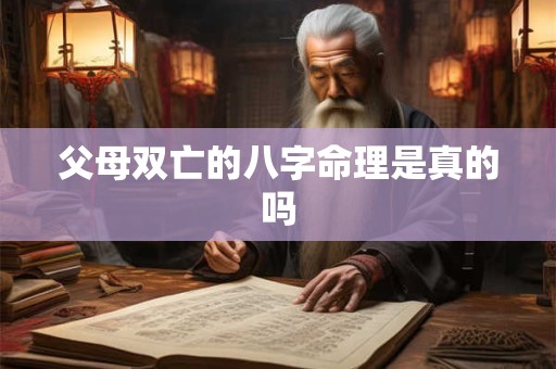 父母双亡的八字命理是真的吗