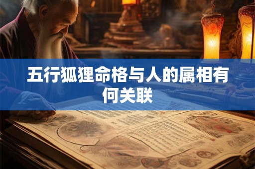 五行狐狸命格与人的属相有何关联