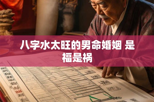 八字水太旺的男命婚姻 是福是祸