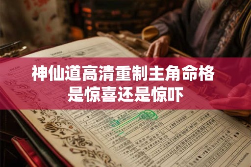神仙道高清重制主角命格 是惊喜还是惊吓