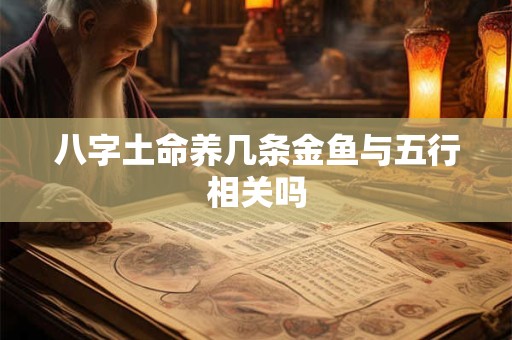 八字土命养几条金鱼与五行相关吗
