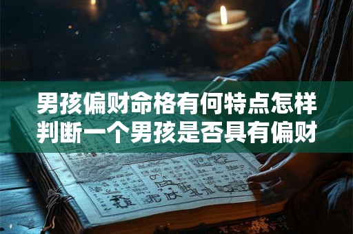 男孩偏财命格有何特点怎样判断一个男孩是否具有偏财命格