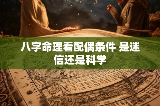 八字命理看配偶条件 是迷信还是科学