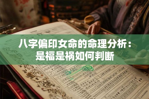 八字偏印女命的命理分析：是福是祸如何判断