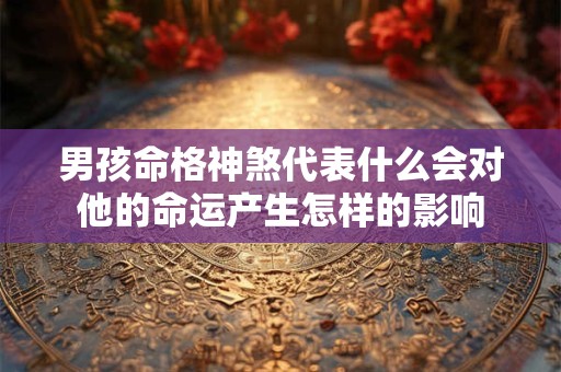 男孩命格神煞代表什么会对他的命运产生怎样的影响