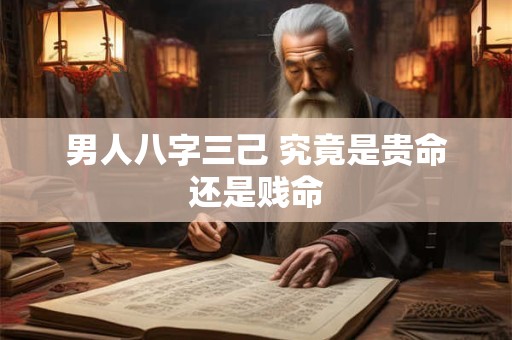 男人八字三己 究竟是贵命还是贱命 男人八字三己 究竟是贵命还是贱命