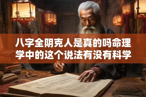八字全阴克人是真的吗命理学中的这个说法有没有科学依据