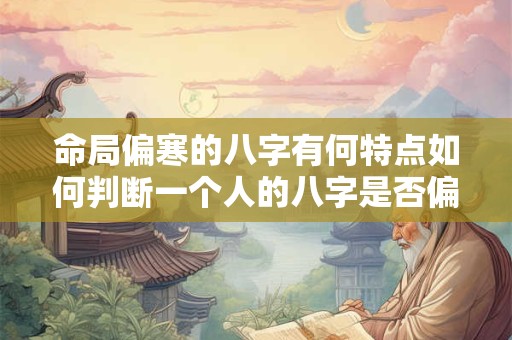 命局偏寒的八字有何特点如何判断一个人的八字是否偏寒
