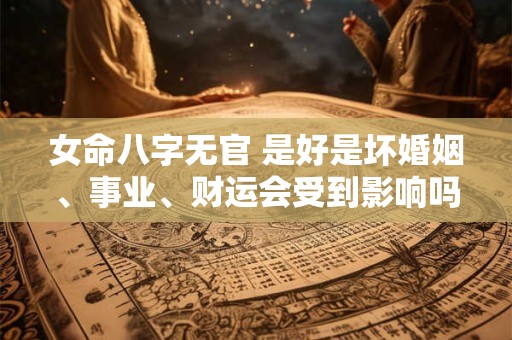 女命八字无官 是好是坏婚姻、事业、财运会受到影响吗