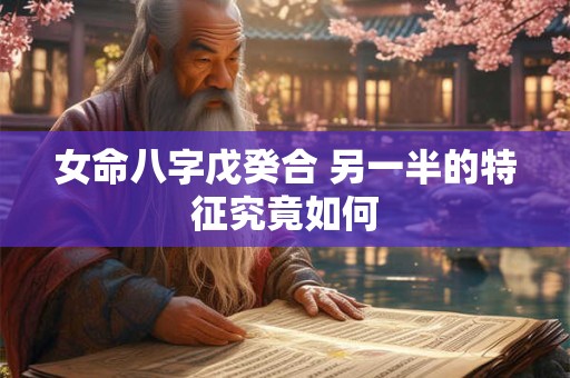 女命八字戊癸合 另一半的特征究竟如何