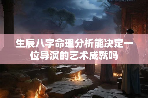生辰八字命理分析能决定一位导演的艺术成就吗