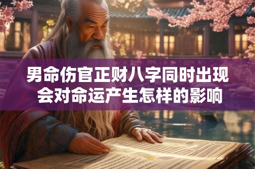 男命伤官正财八字同时出现 会对命运产生怎样的影响