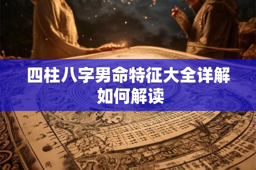 详细阅读:四柱八字男命特征大全详解 如何解读 四柱八字男命特征大全详解 如何解读
