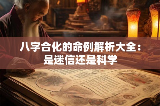 八字合化的命例解析大全：是迷信还是科学