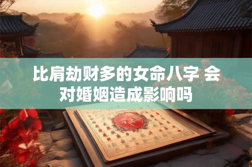 比肩劫财多的女命八字 会对婚姻造成影响吗 比肩劫财多的女命八字 会对婚姻造成影响吗