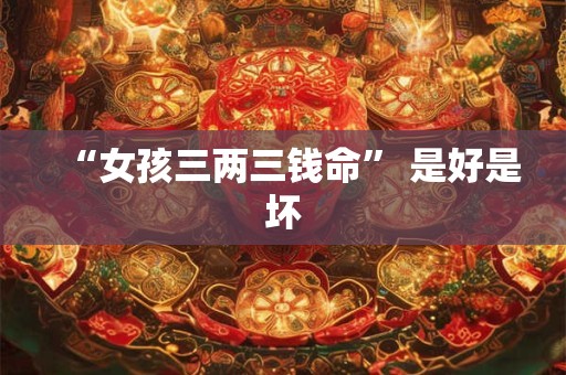 “女孩三两三钱命” 是好是坏