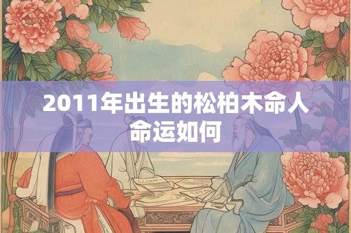 2011年出生的松柏木命人命运如何