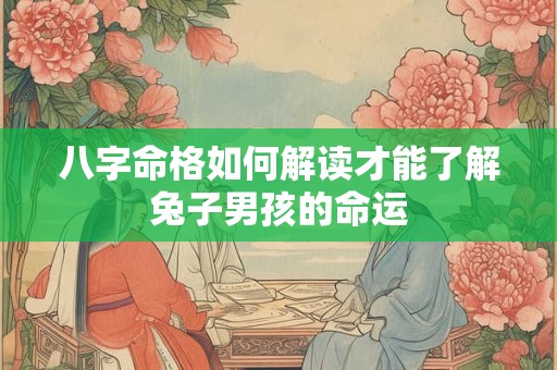 八字命格如何解读才能了解兔子男孩的命运
